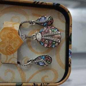 Brighton Silver Necklace and Earring Set